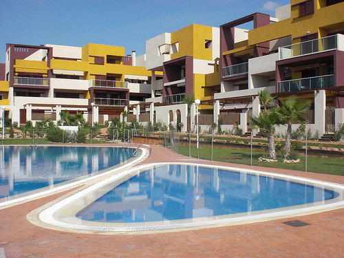 Apartamento en Costa blanca para  4 •   con piscina compartida 