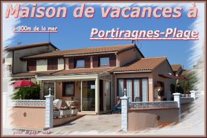 House in Portiragnes plage for   6 •   3 bedrooms 