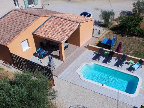 Casa rural en Saint marcel de careiret para  6 •   con piscina privada 