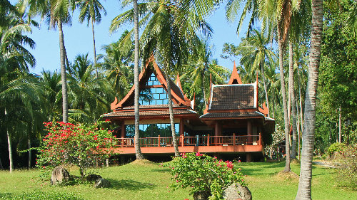 House in Koh samui for   6 •   view on sea 
