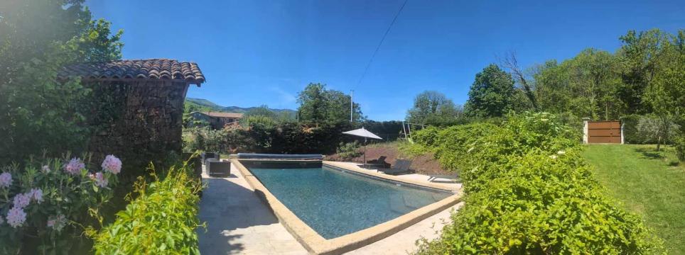 Gite in Jaujac for   3 •   with private pool 